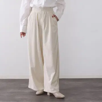 OPAQUE.CLIP 코듀로이 이지 와이드 팬츠