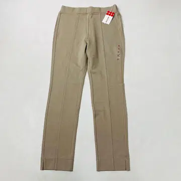 미사용 스트레치 서모 핀턱 레깅스 팬츠 속기모 11 베이지