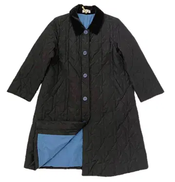 마치코진트 퀼팅 코트 스타 패턴 충전솜 다운 자켓 M