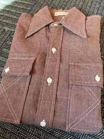 70s 빈티지 KENNINGTON 케니턴 긴팔 셔츠 S