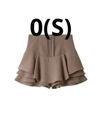 SNIDEL 레이어드 프릴 미니 스커트 숏 팬츠