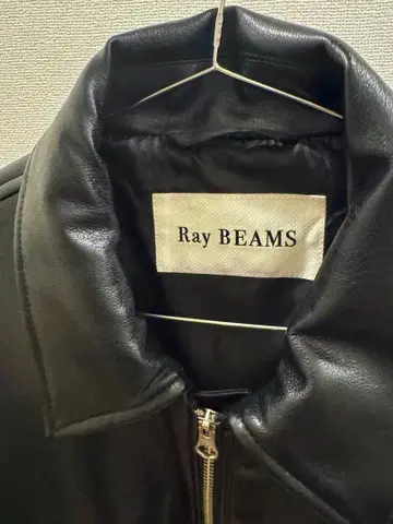 Ray BEAMS 블랙 레더 라이더스