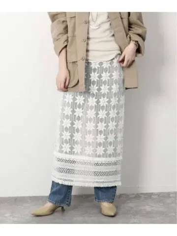 SLOBE IENA / 슬로브 이에나 레이스 패치워크 스커트