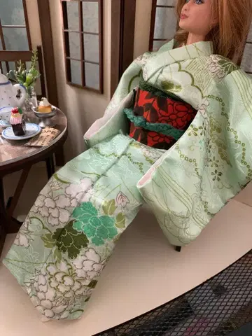 바비 포피 후드티용 기모노