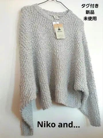 택 포함 새상품 미사용 niko and 포코포코 MIX 풀오버 F