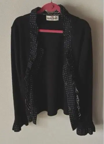 갤러리 비스콘티 블랙 가디건 갤러리 비스콘티