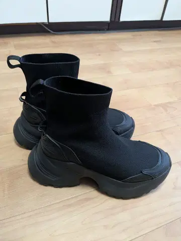 Staccato 케이터 라이트 삭스 부츠 블랙 니트 스니커즈 부츠