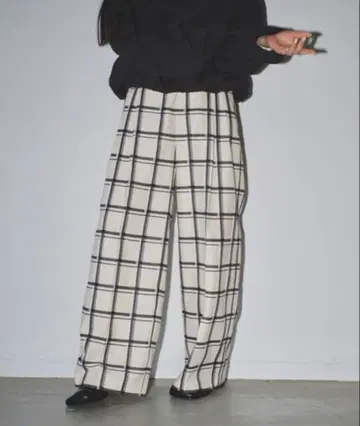 TODAYFUL 투데이풀 체크 파이핑 팬츠