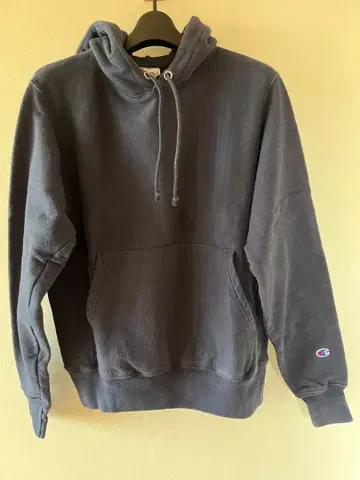 Champion Reverse Weave 후드티 S Navy