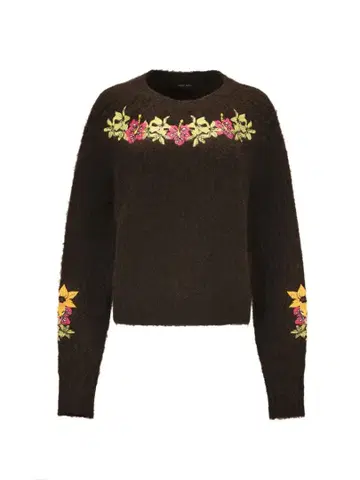 Fruits Love Office 니트 브라운 여성용