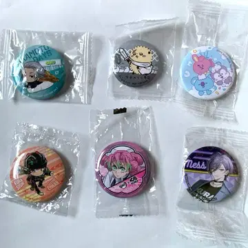 쿠라스시 콜라보 캔뱃지 6개 세트