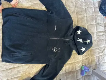 브리스톤 블랙 플리스 자켓 M