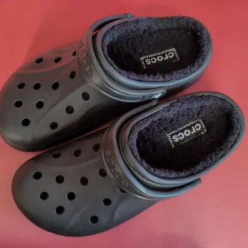 crocs 블랙 사보 클로그 샌들