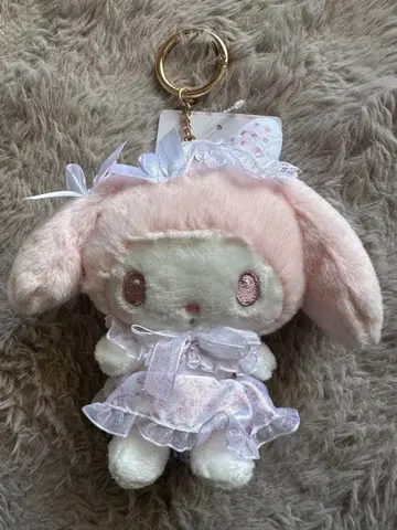 마이멜로디 화이트 딸기 키링