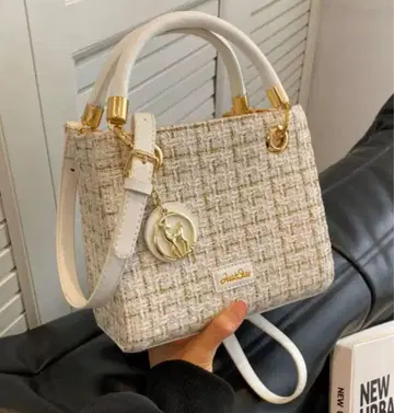 마지막 1개 ZARA 장르 해외 브랜드 양산형 럭셔리 트위드 숄더백