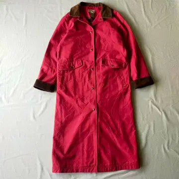 구제 엘엘빈 헌팅 코트 롱 코트 코튼 캔버스