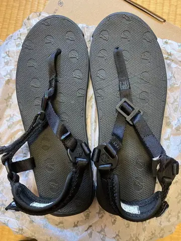 샤카 블랙 아웃도어 샌들 US 8