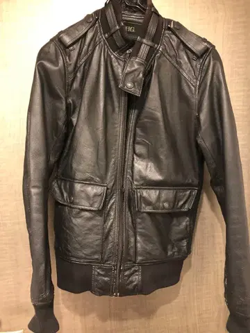 HYSTERIC GLAMOUR 블랙 라이더 자켓 S