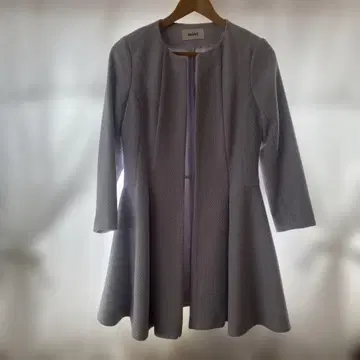 snidel 코쿤 코트 노카라 자켓 코트 스카이 블루