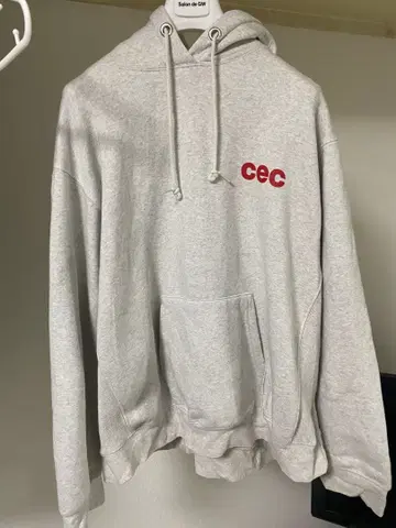 cec 그레이 후드 부착 후드티