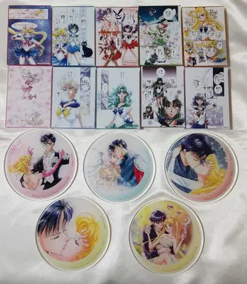 세일러문 카페 아크릴 블록 코스터 컴플리트 세트