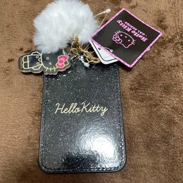 산리오 헬로키티 갸루 시리즈 패스 케이스 블랙 SAN-0051BK