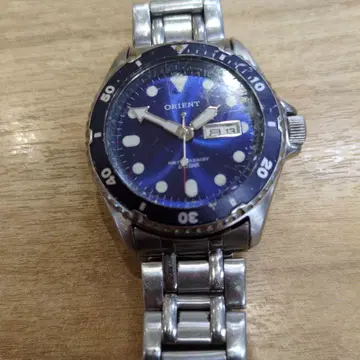 ORIENT 자동 와인딩 손목시계 파랑
