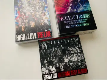HIGH&LOW EXILE TRIBE LIVE DVD CD 묶음 판매