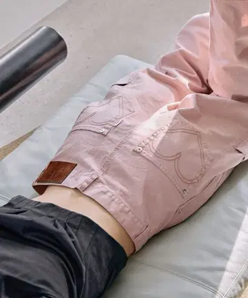 CONZ x Basicks 하트 데님 핑크