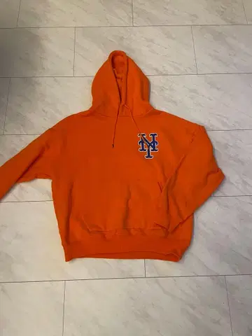 오렌지 NY 로고 후드티