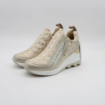 15 새상품 MUUM 사이드 ZIP 웨지 스니커즈 (23cm)