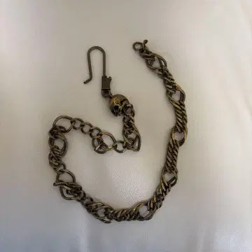 00s fuga 지갑 체인 해골 해골 y2k