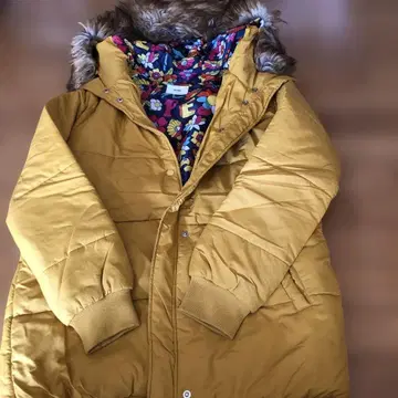 RCWB 후드 부착 다운 자켓 머스타드