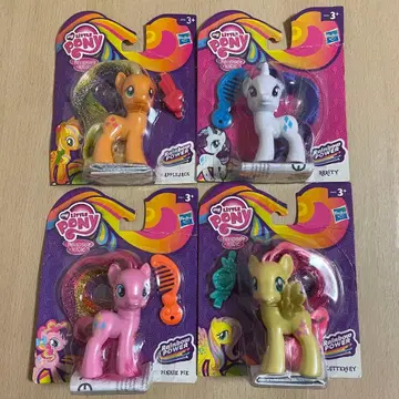 [ 미개봉 ] 마이 리틀 포니 피규어 오브제 해외 4세트