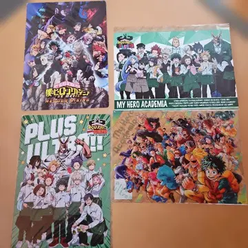 점프샵 한정판 나의 히어로 아카데미아 책받침 B5 사이즈 4장 세트