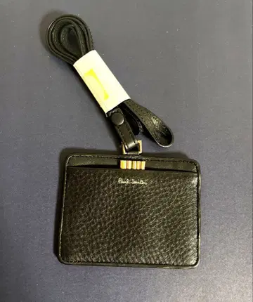 새상품 폴스미스 블랙 가죽 패스 케이스 사원증 케이스