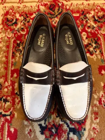 G.H. Bass 로퍼 브라운/화이트