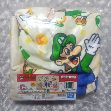 슈퍼 마리오 제일복권 C상 수납 포켓 포함 담요 1
