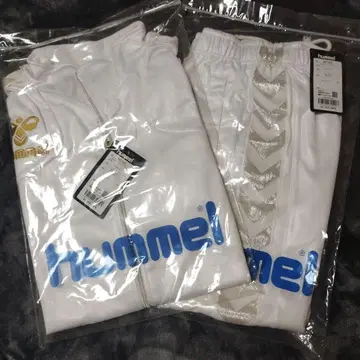 새상품 hummel 화이트 저리(상하의) UT 웜업 의류