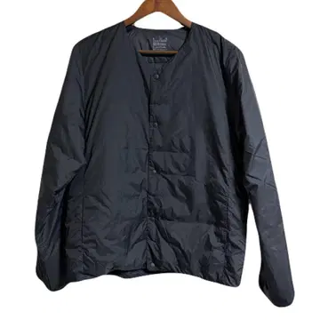 무인양품 경량 다운 포켓터블 노카라 자켓