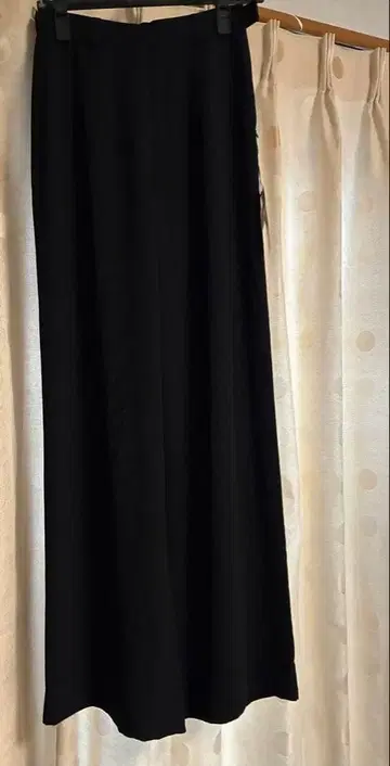 미쉘클랑 블랙 와이드 팬츠