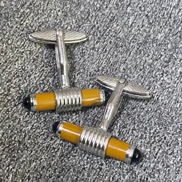 던힐 커프스 실버 925