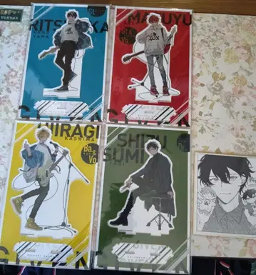 기븐 기븐전 아크릴 스탠드 4개 세트 입장 혜택 색지