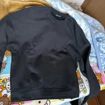 ZARA 크롭 맨투맨