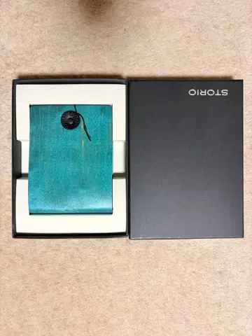 [ 새상품 ] STORIO 청록색 명함지갑