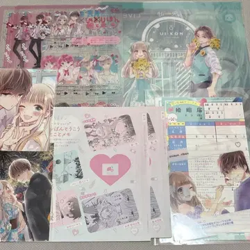 첫 x 혼 첫 혼 리본 여아 코믹 페스티벌 생 프리 부록 클리어 파일