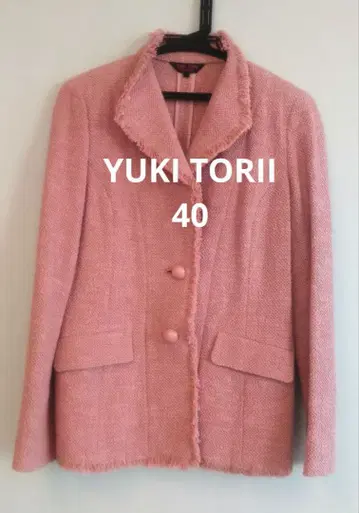 YUKI TORII 프린지 자켓 40 핑크