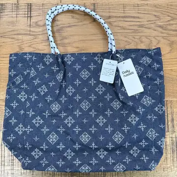 Daily russet 데님 토트백