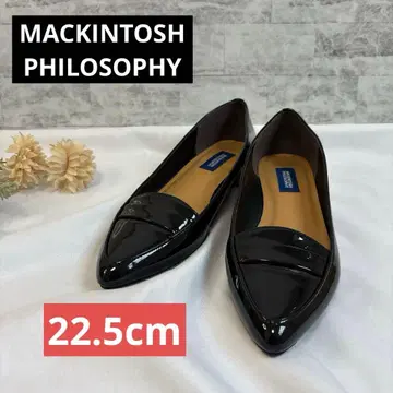 매킨토시 철학 올 웨더 대응 펌프스 블랙 22.5