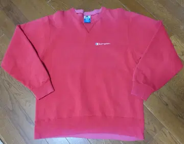 페이드/M/90s/빈티지/파랑 자수 택/챔피온/맨투맨/V 거싯